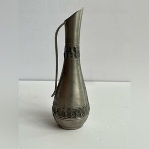 Handcrafted Pewter Bud Vase made in Oslo Norway